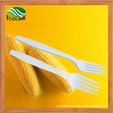 Disposable Biodegradable Cornstarch Fork 170mm